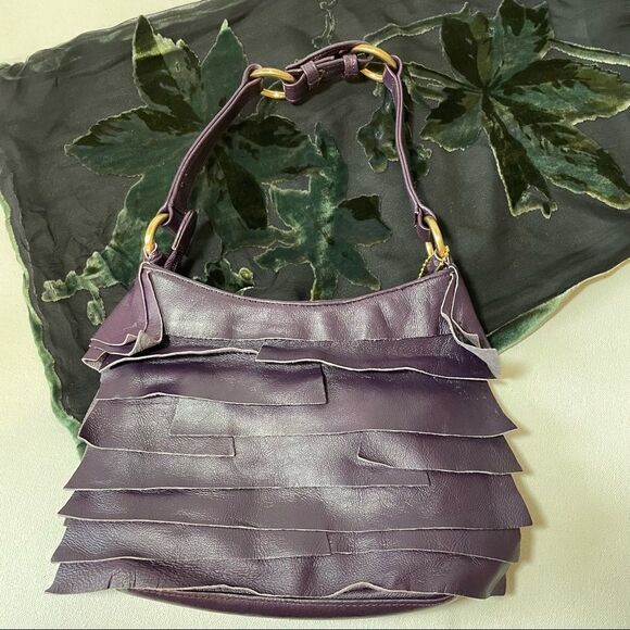 Yvos St Laurent inspired bag in violet by Paradox - Picture 7 of 10